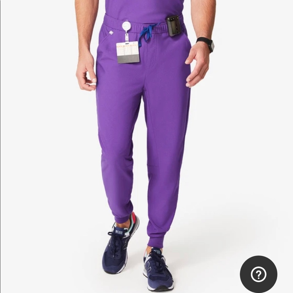 NWT Figs men’s purple joggers